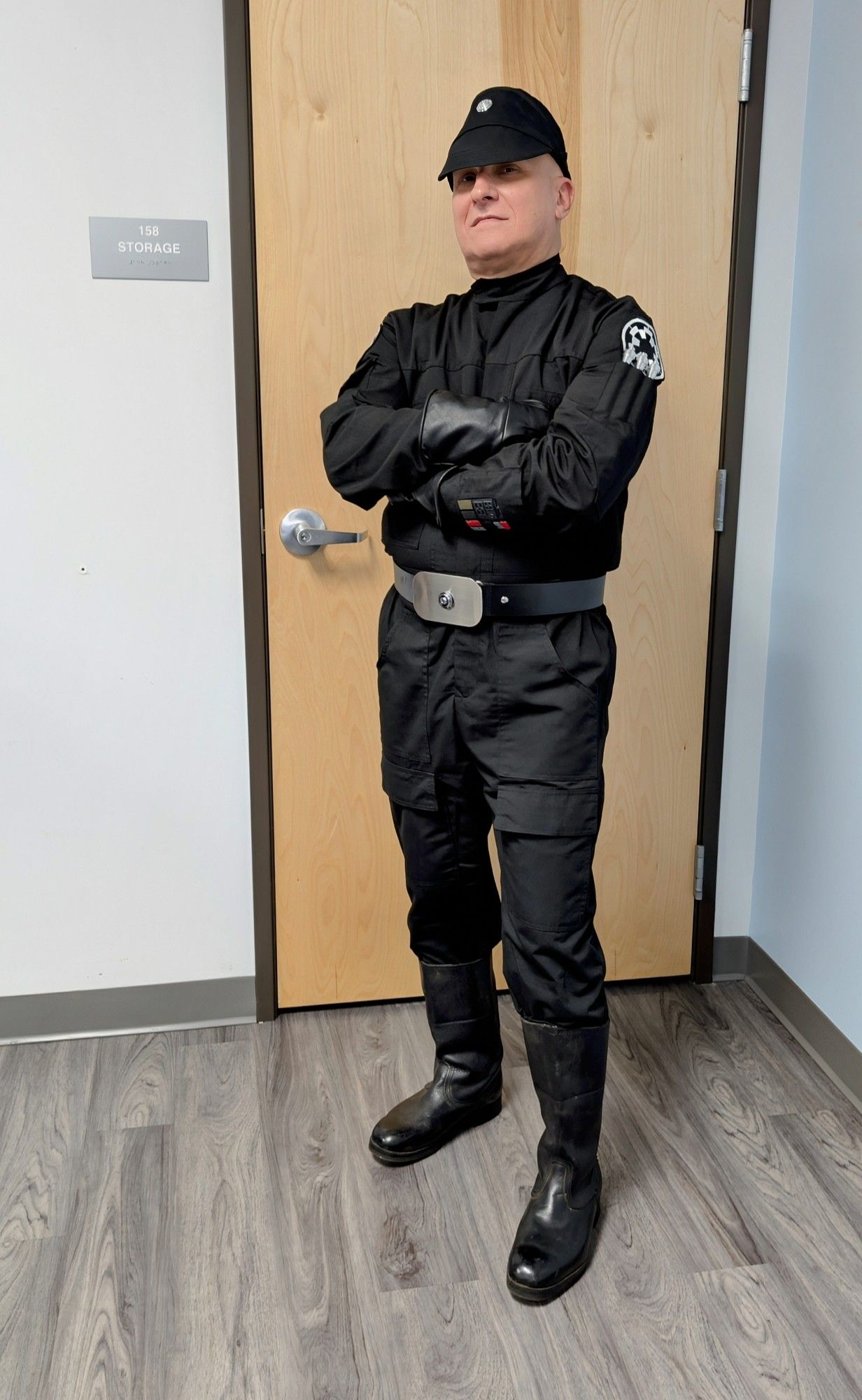 One of my approval pictures for the Star Wars 501st Legion Florida Garrison Squad 7 TIE Fighter Reserve and Imperial Bridge Creek costumes.  The approval came through so I'm now at 5 approved costumes and also was able to join the Imperial Officer Corps Detachment.