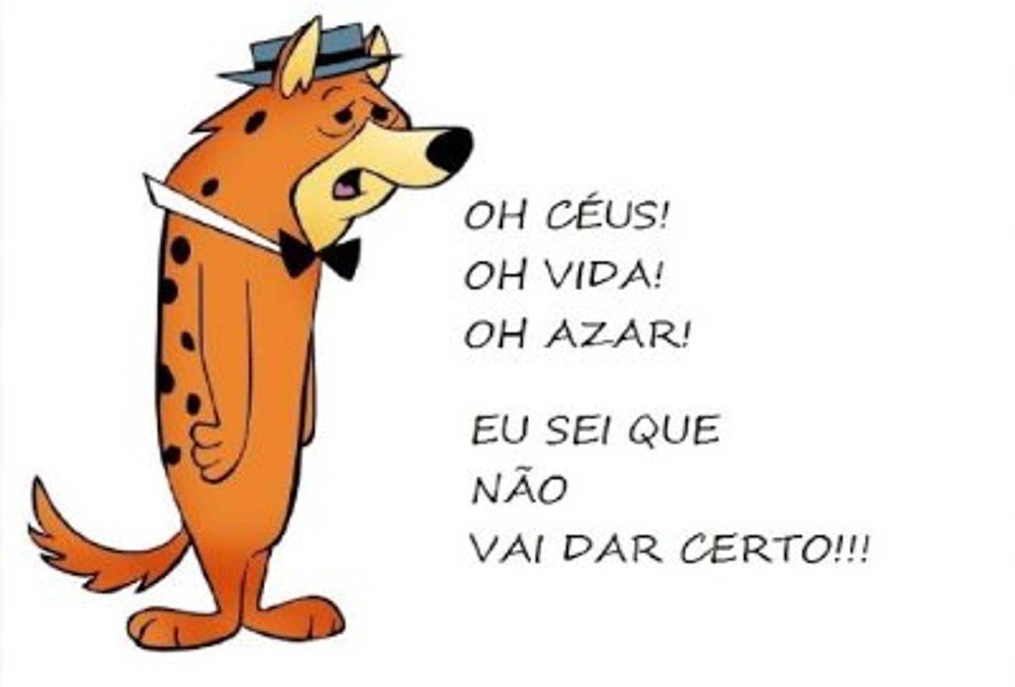 personagem Harvy, famoso pelo seu pessimismo com sua frase "ó vida, ó céus, ó azar".