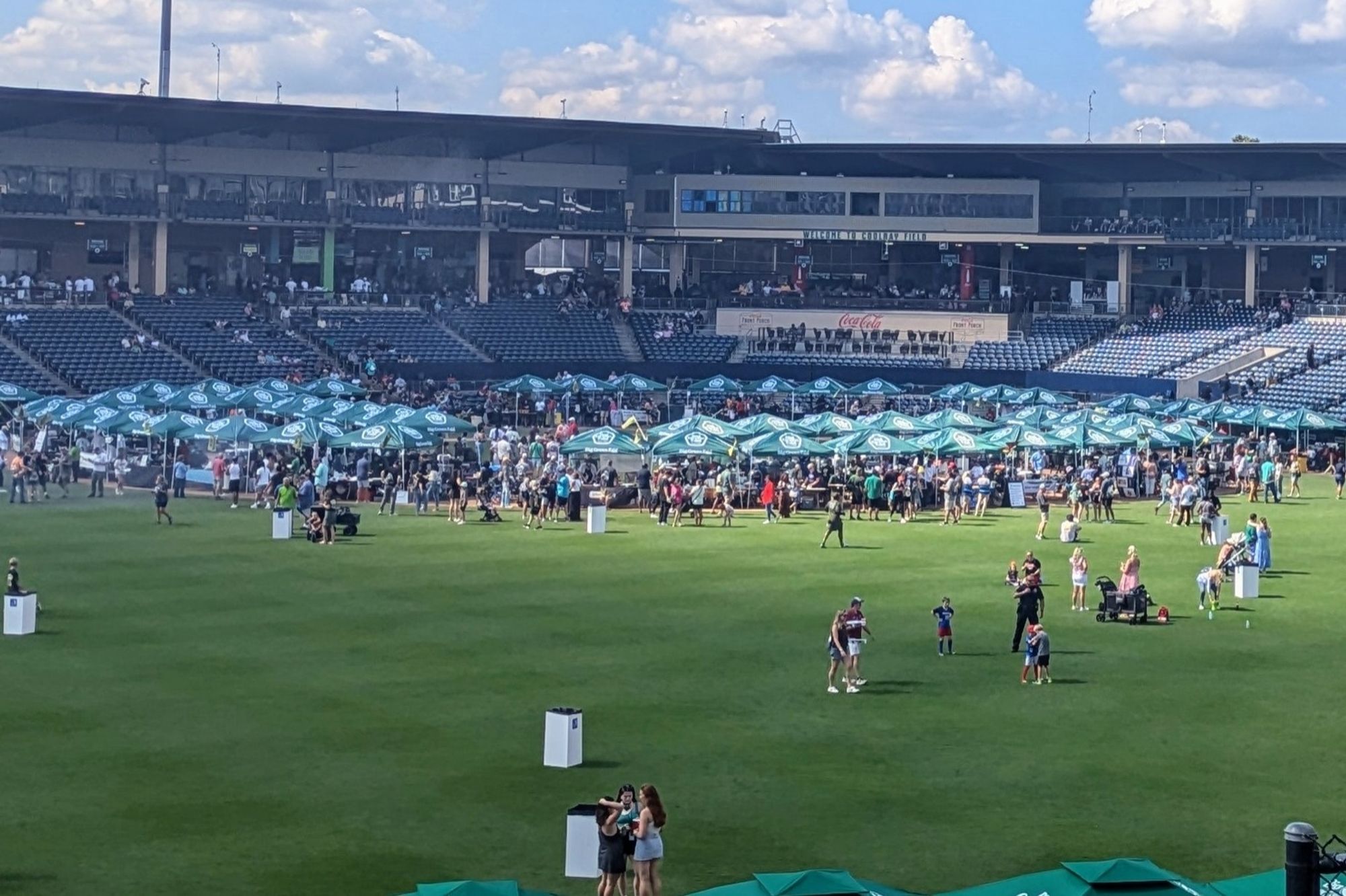 View of EGGtoberfest at Coolray Field in Lawrenceville, Georgia