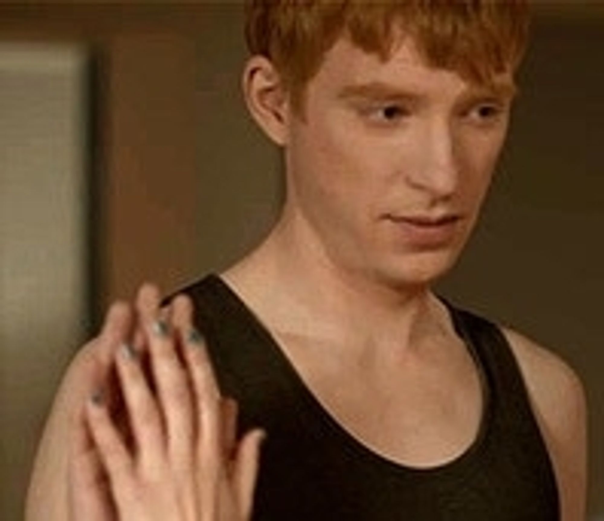 Photo of Domhnall Gleeson in the TV series Black Mirror.