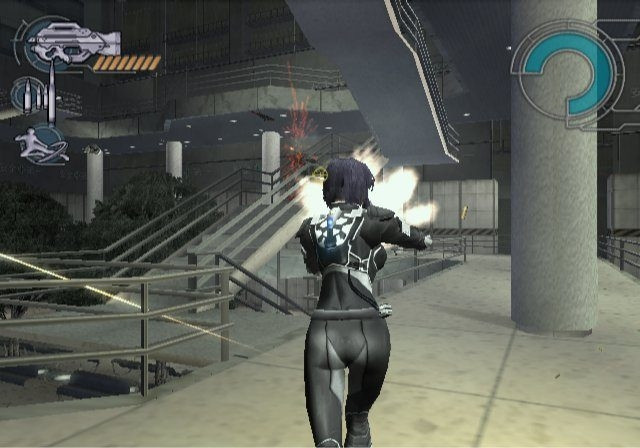 Screenshot of Ghost in the Shell Stand Alone Complex on PS2