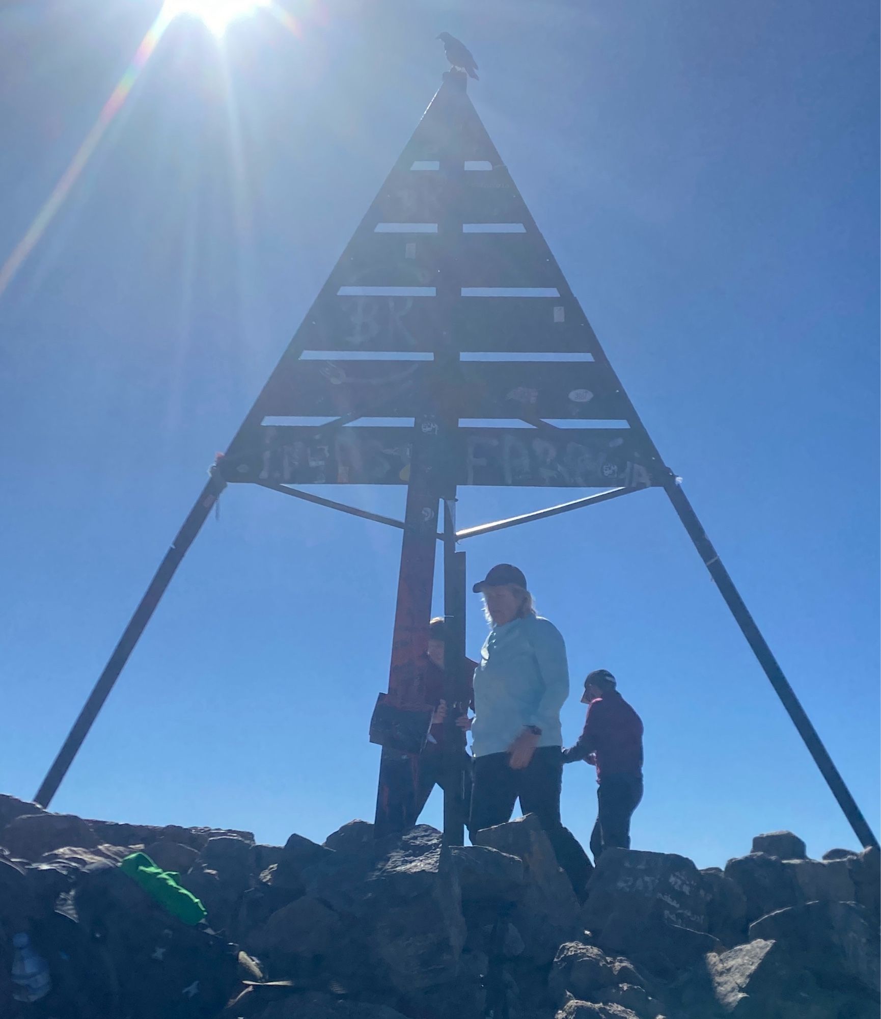 summit pyramid Mount Toubkal, Morocco