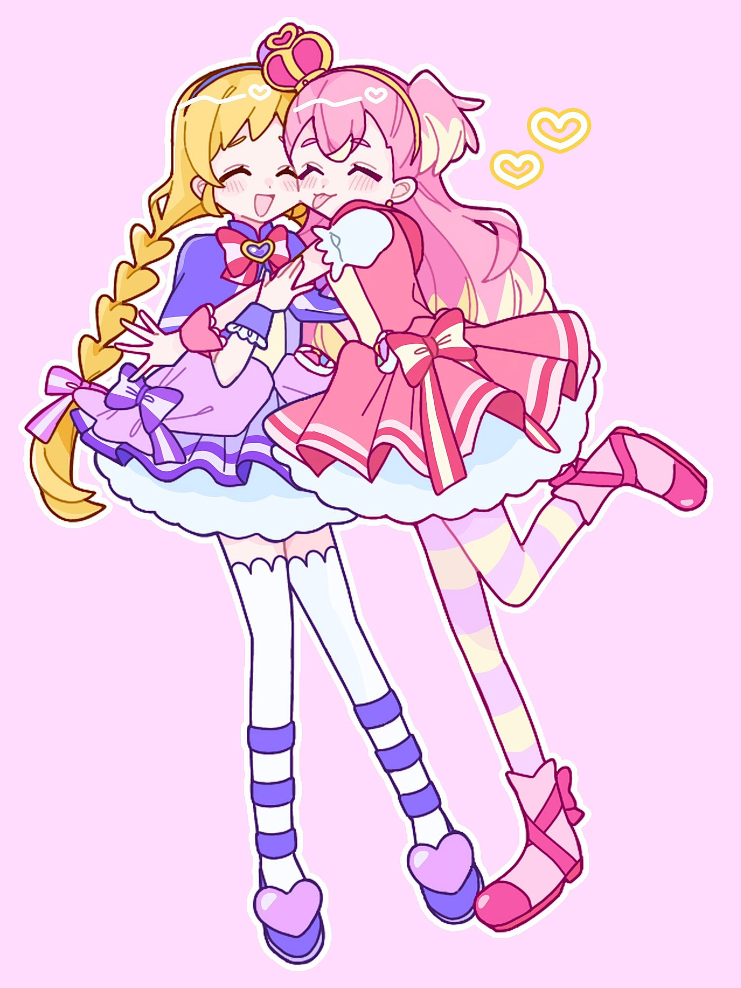 Cure Friendy / Iroha Inukai and Cure Wonderful / Komugi Inukai (Wonderful Precure)