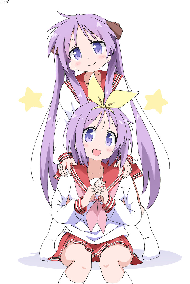 Kagami and Tsukasa Hiiragi (Lucky Star)