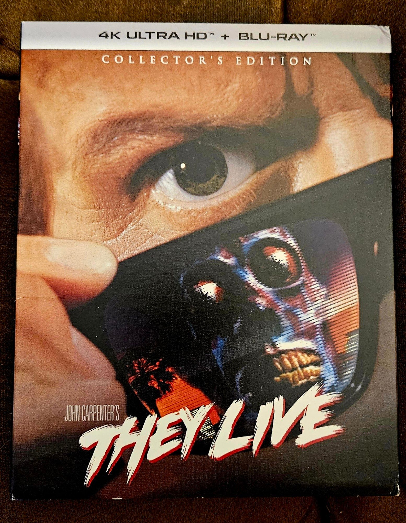 Picture of 4k blu ray slipcase for the 1988 movie They Live