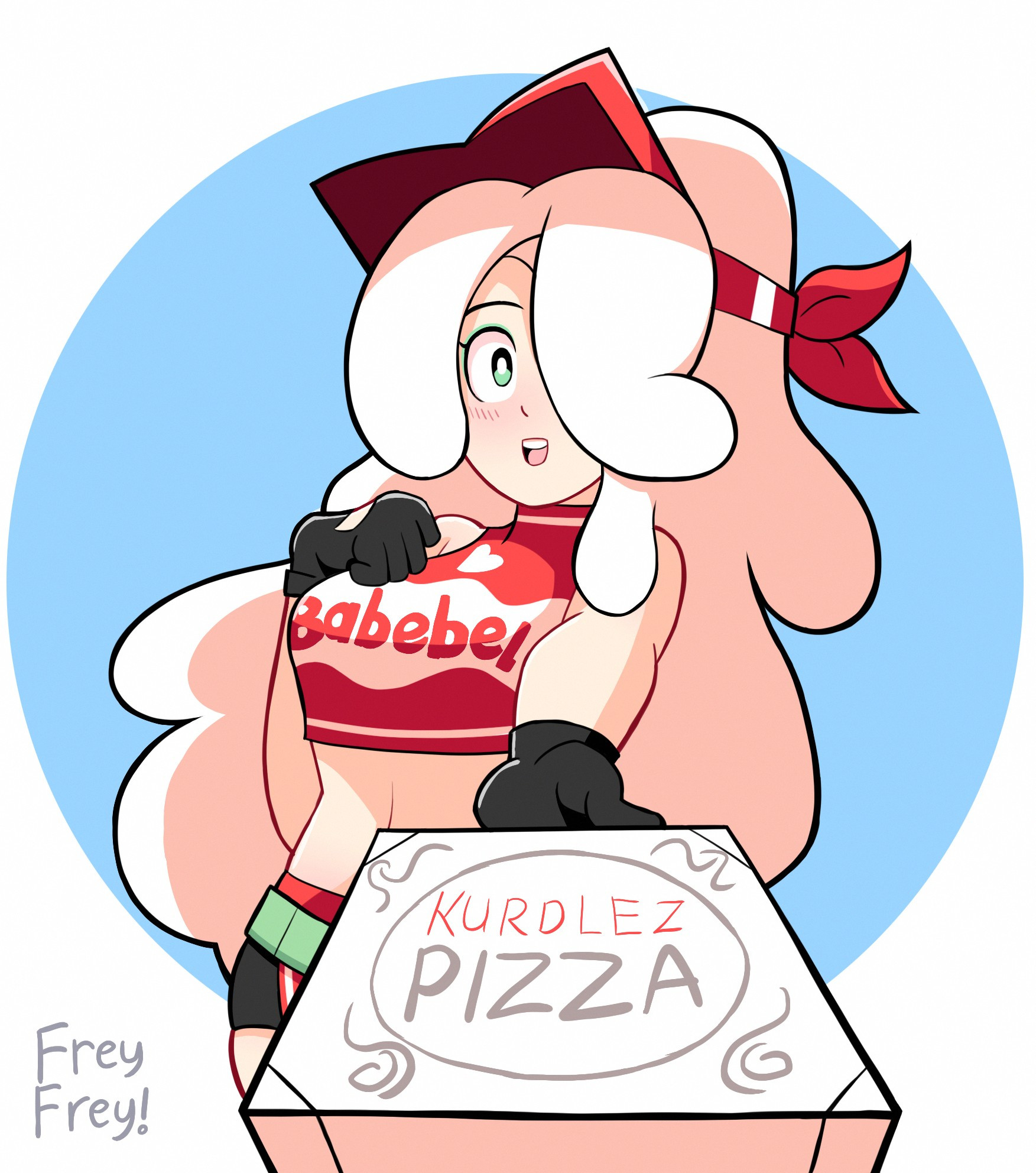 OC is Mozza by @kurdlez.bsky.social !