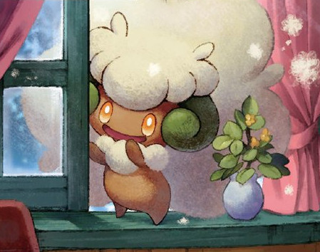 TCG illustration of Whimsicott by kodama.