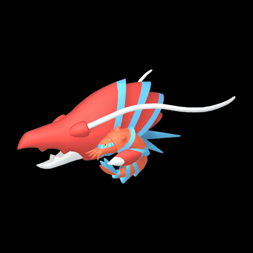 Shiny Clawitzer graphic from Pokemon Home.