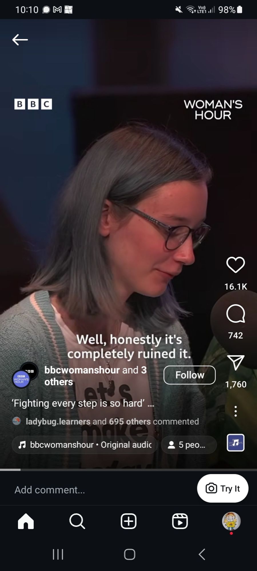 Picture if a young woman at BBC Women's Hour answer the question 'what did the SEND system do for her', her reply is 'it completely ruined it.'