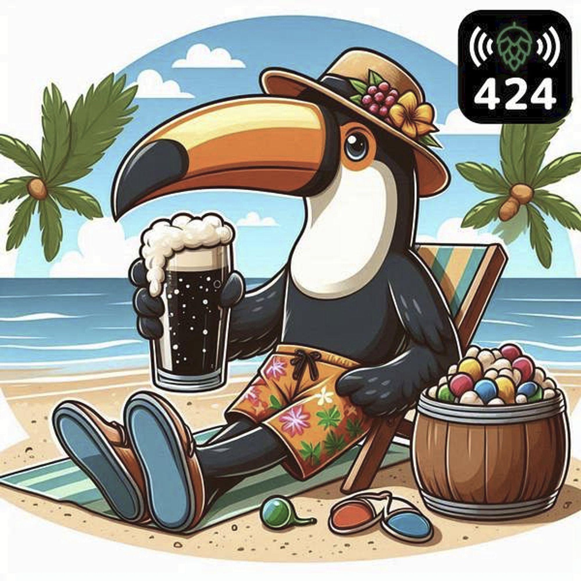 When Toucan Sam goes on vacation, he hits the beach with a panama hat and a pint of stout.  Also a barrel full of Cap'n Crunch's Crunch Berries.  Yeah, he may be the mascot for Froot Loops, but that's just a job, man.