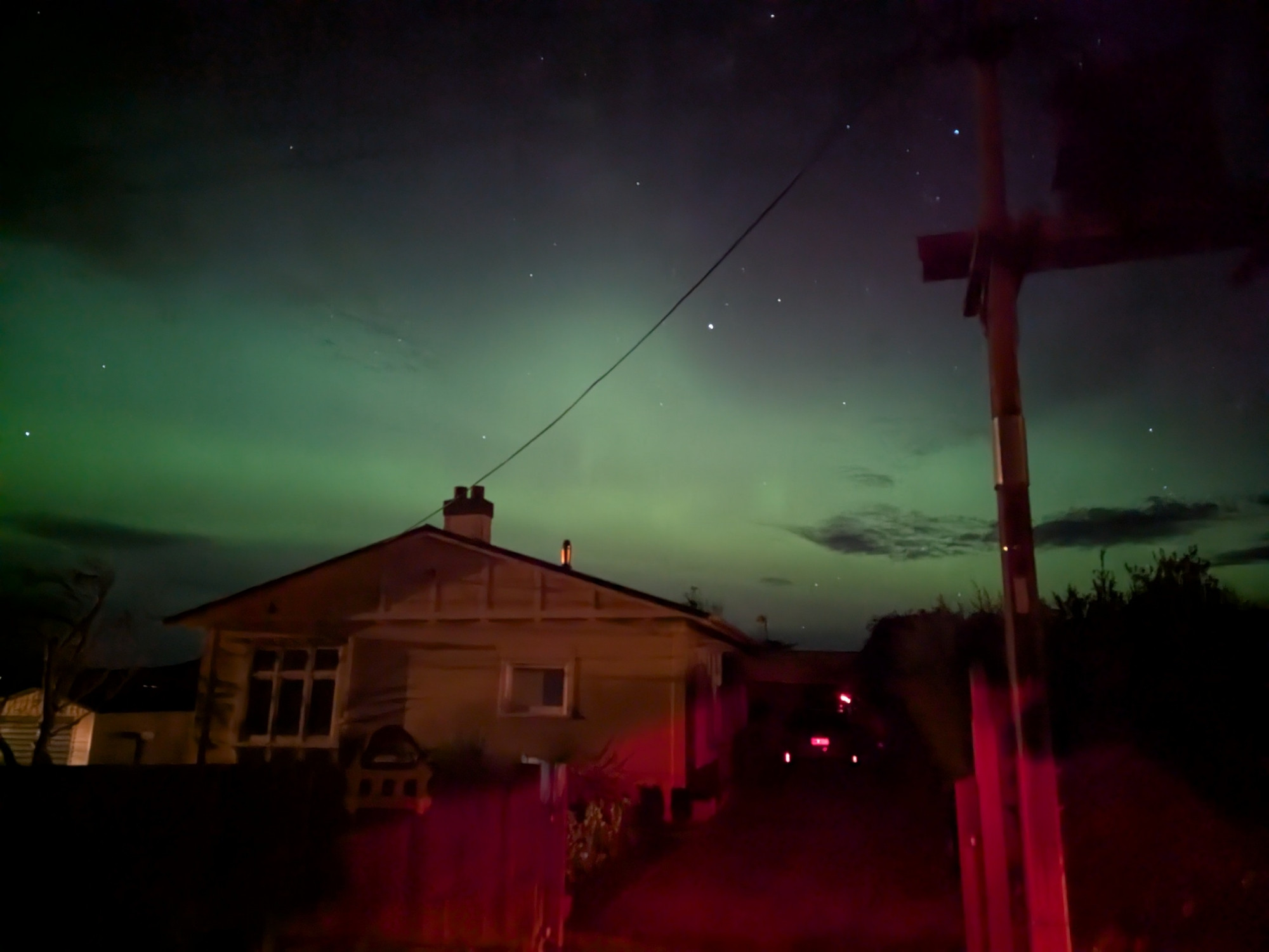 Aurora from my street