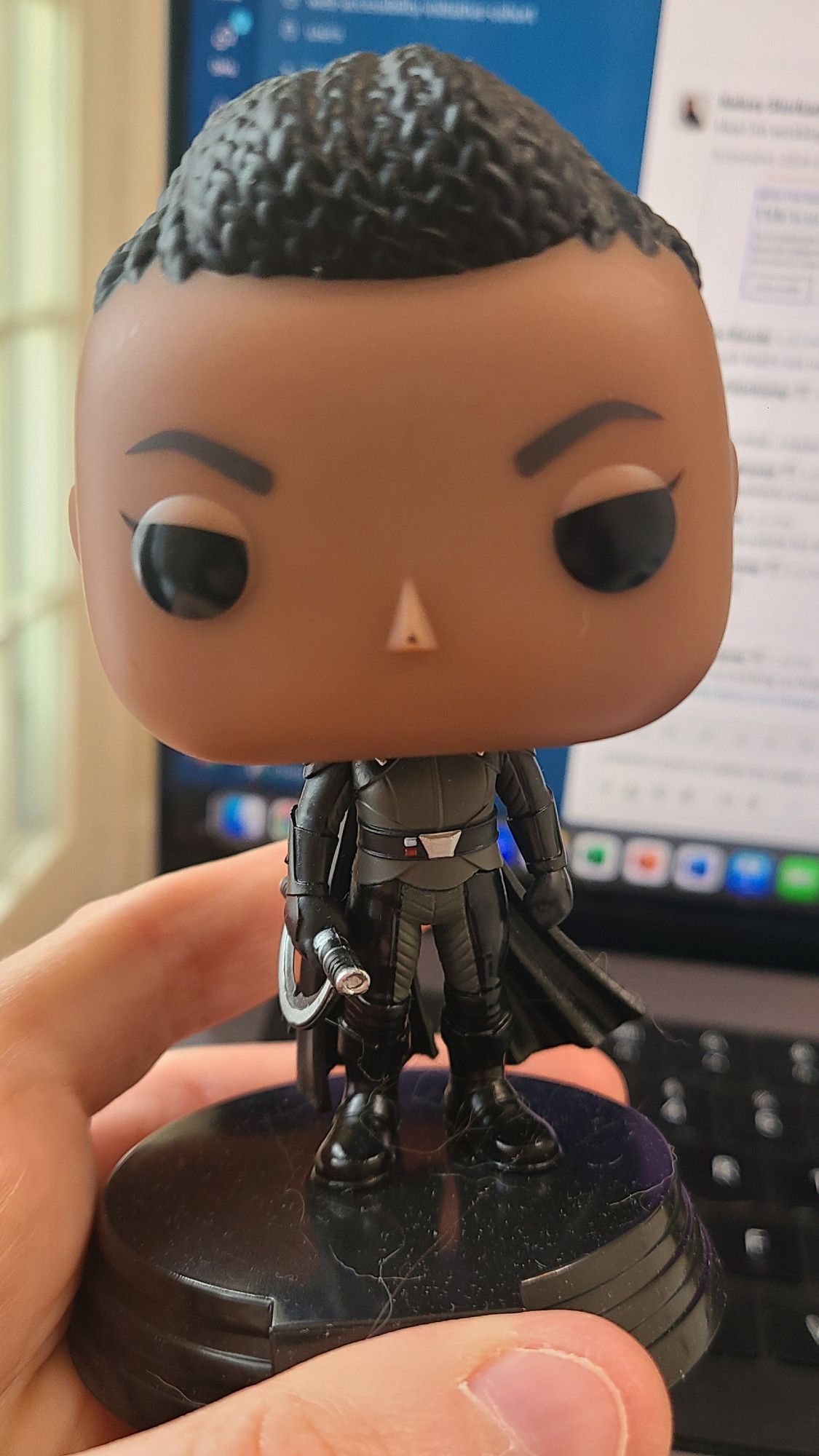 Funko Pop of Reva, Third Sister from Obi Wan Kenobi show