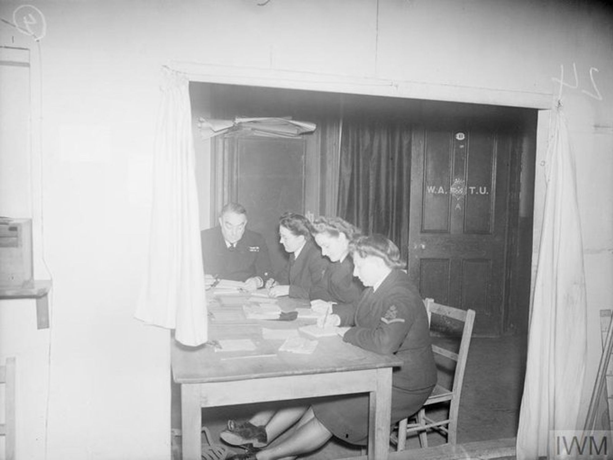 WATU Wrens working around a table, possibly comparing block lists