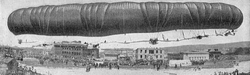 Another view of the airship in question. It's slightly more wormlike in this image, though hardly an improvement.