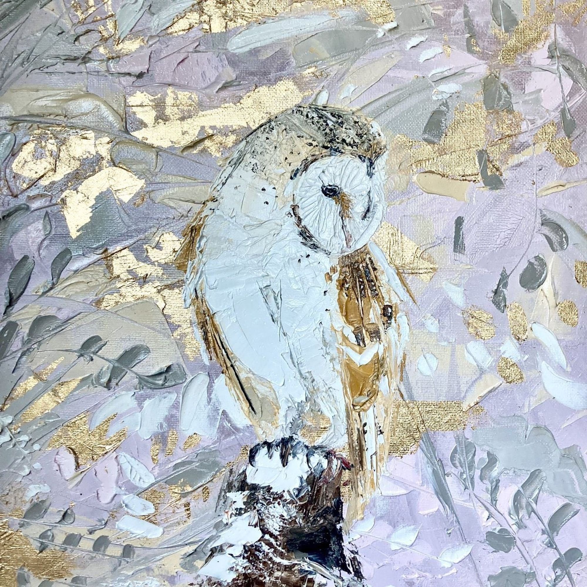 Resting Owl - by Stirlingshire artist, Charlotte Strawbridge
https://www.charlottestrawbridge.co.uk/art