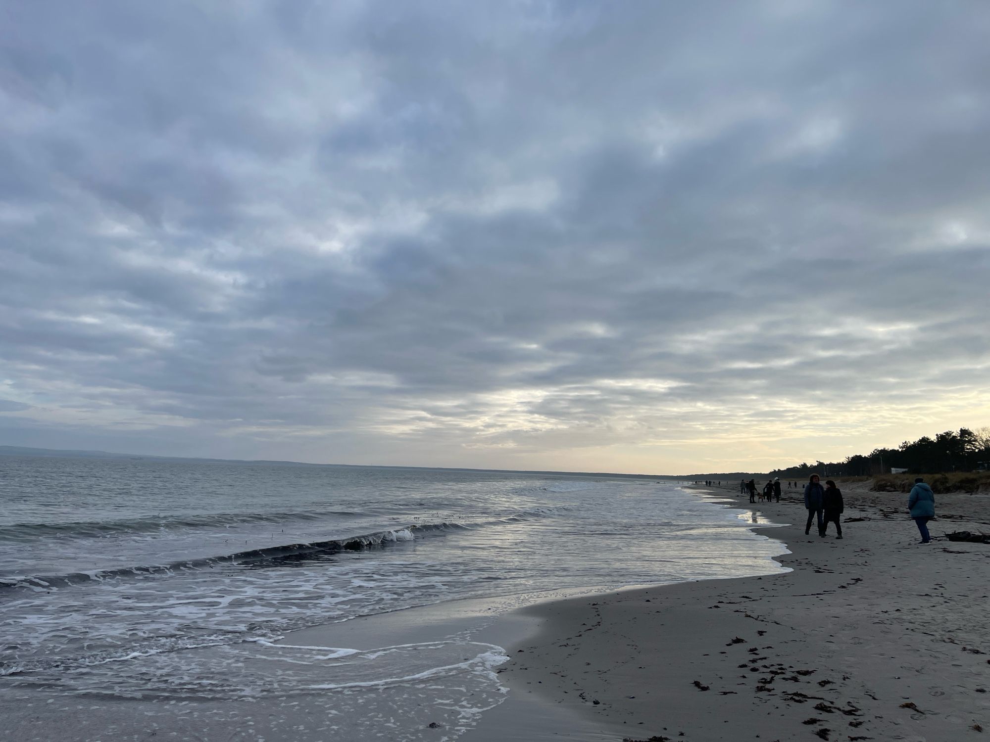 Ostsee am Neujahrsmorgen