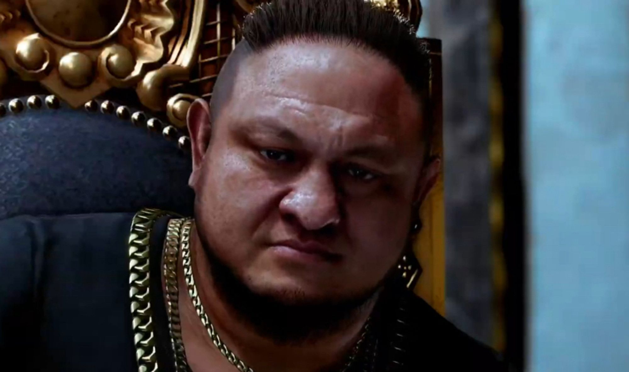 A (currently) unidentified character in Like A Dragon: Pirate Yakuza in Hawaii. He is played by pro wrestler Somoa Joe.