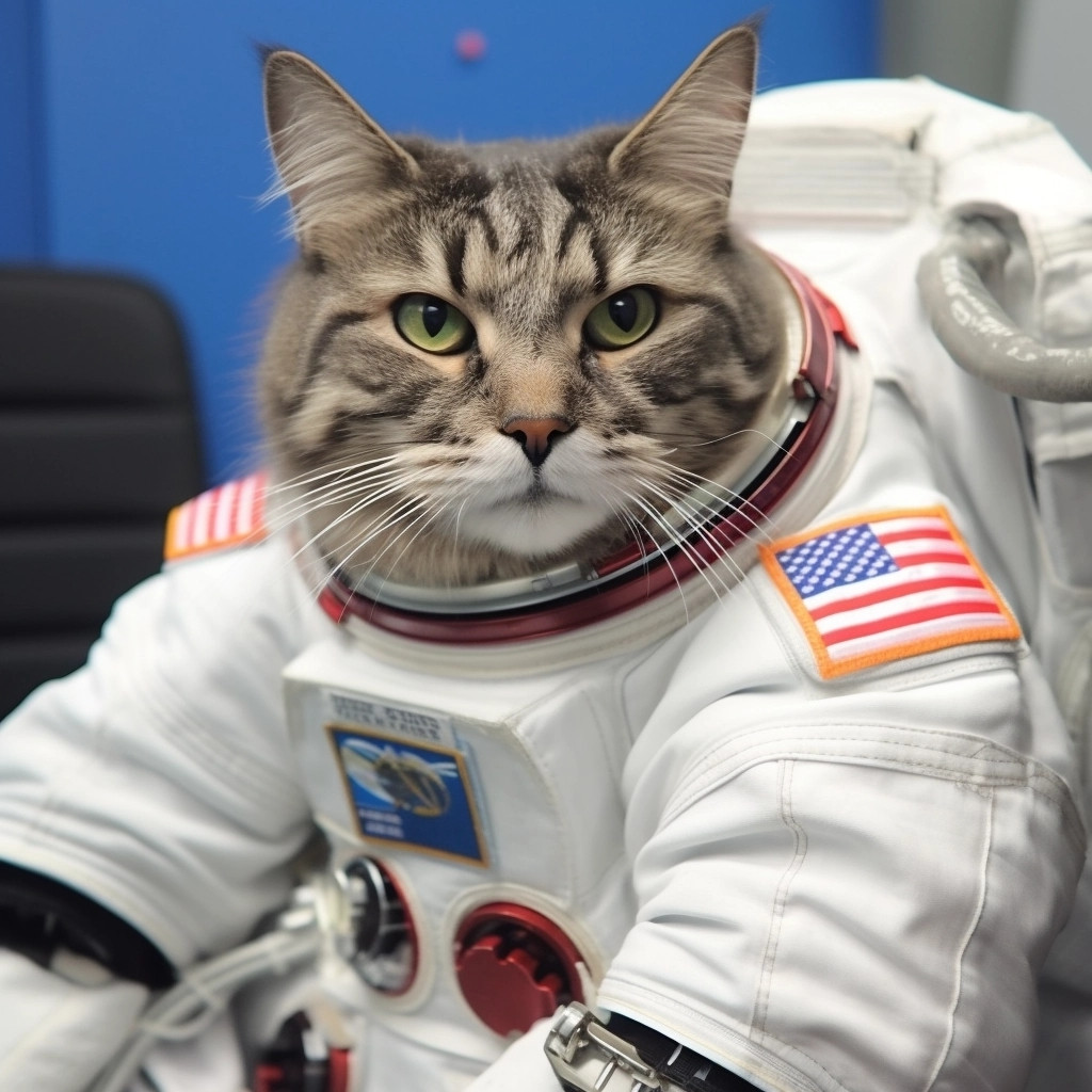 Cat astronaut 