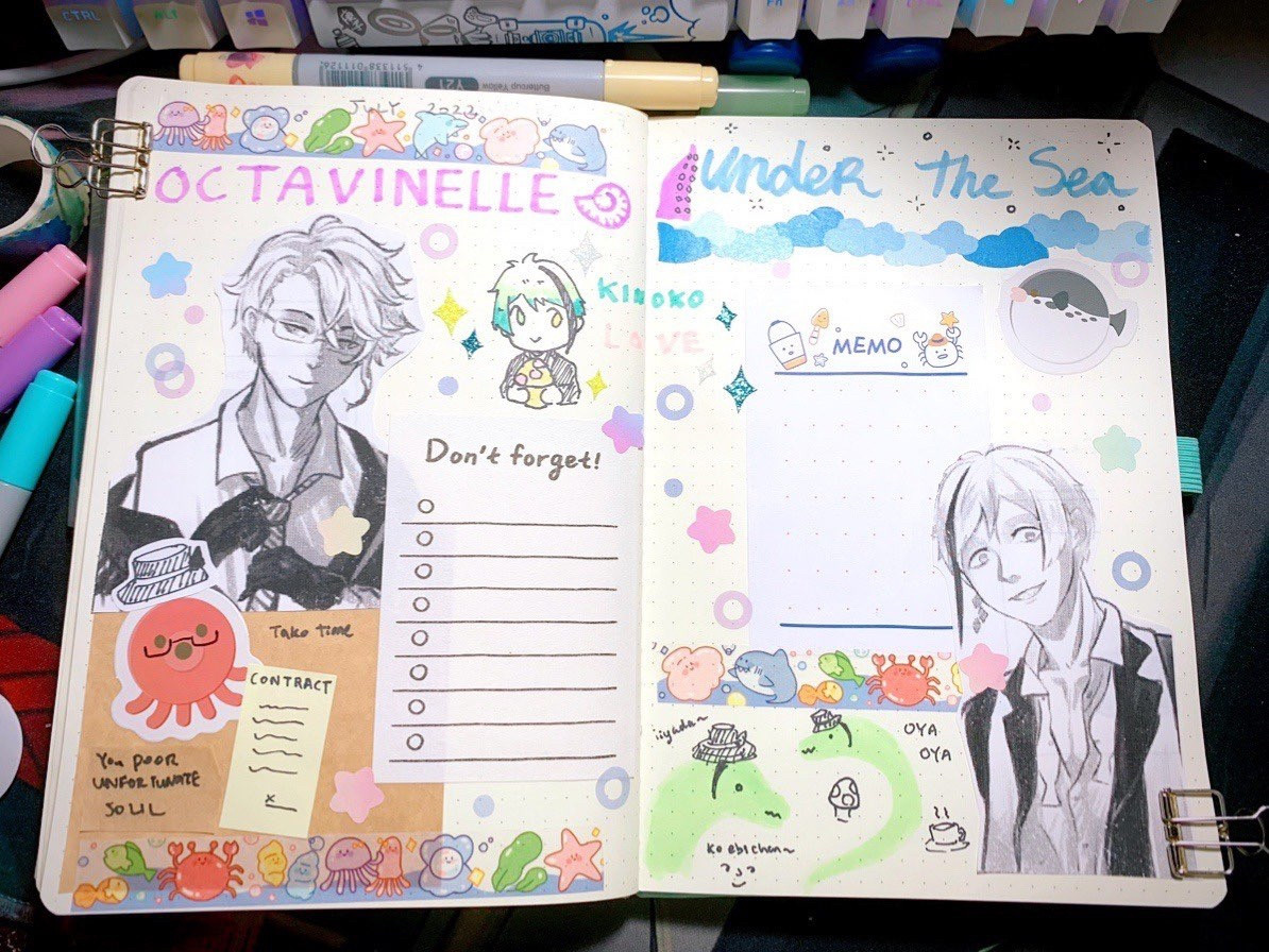 Octavinelle Spread with Azul Ashengrotto Floyd Leech and Jade Leech