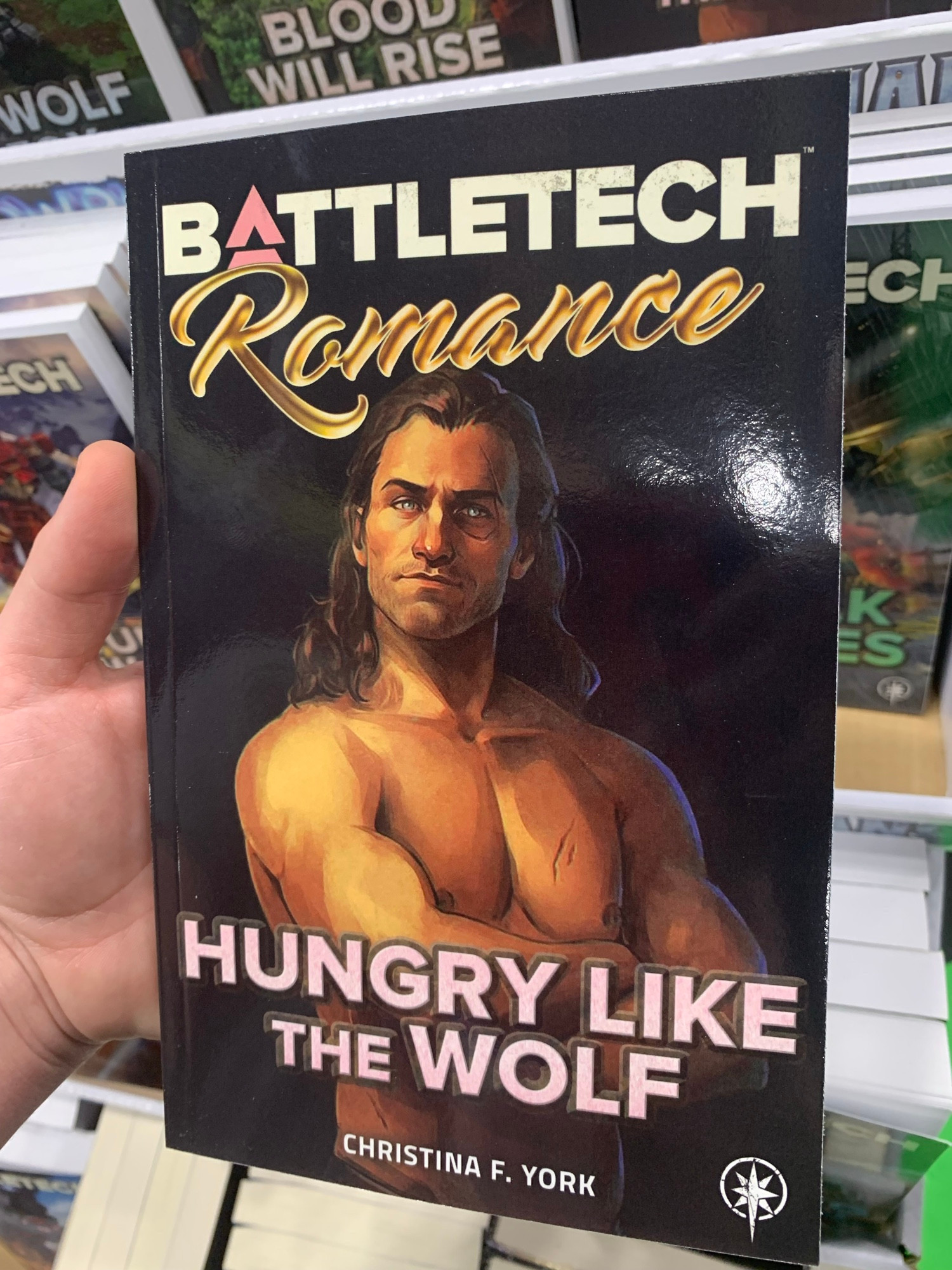 A BattleTech romance novel, “Hungry Like The Wolf.”