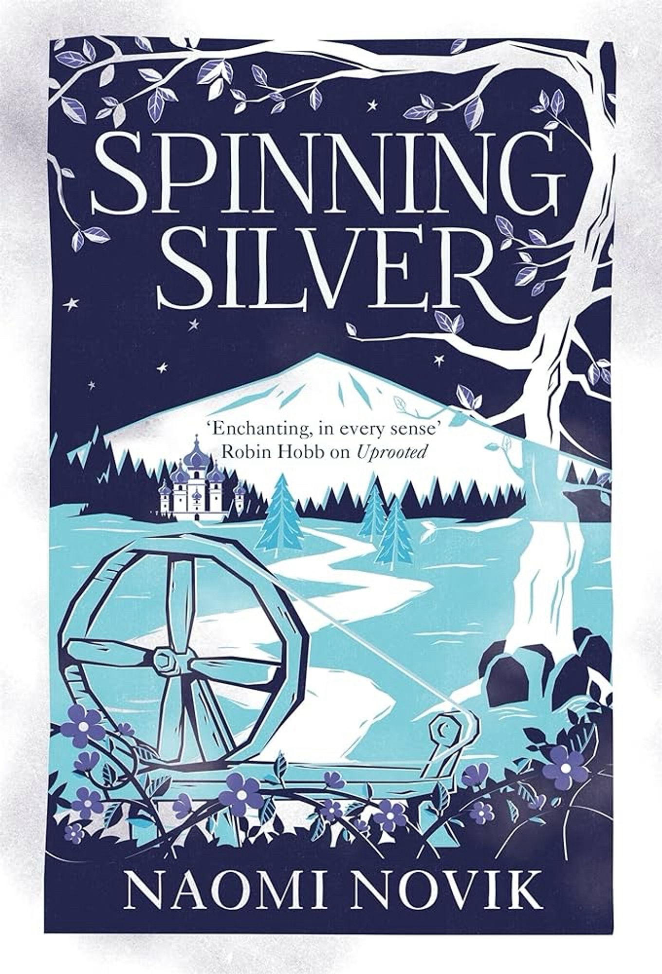 Book cover of “Spinning Silver” by Naomi Novik.