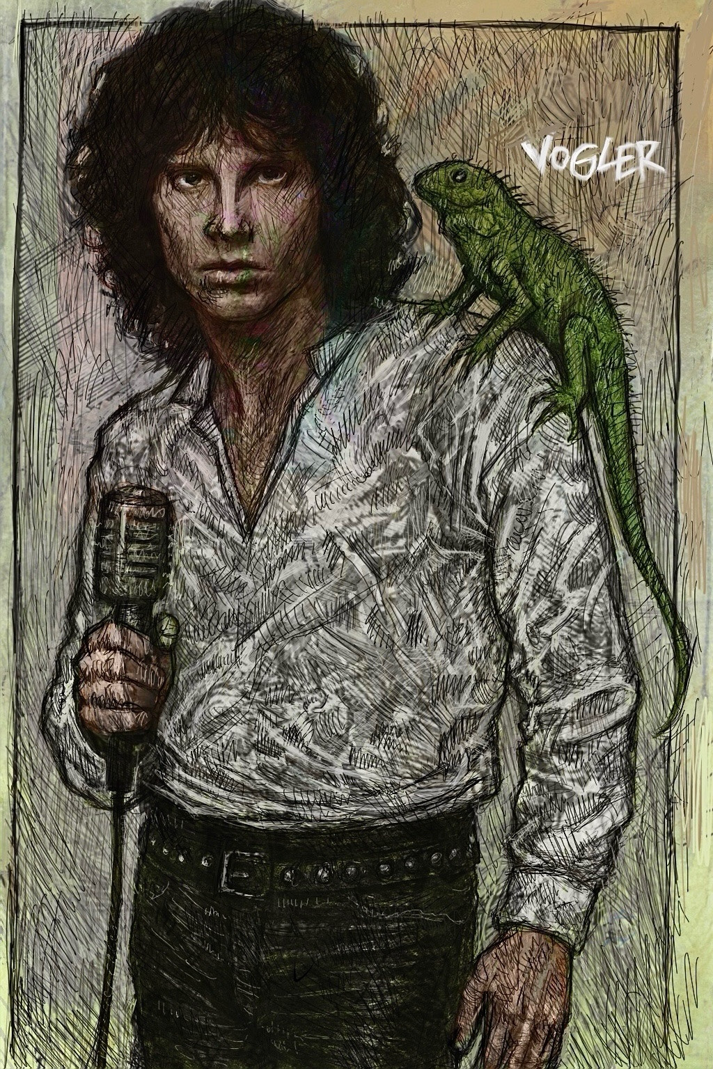 Music art drawing illustration the doors fanart comicart digitalart Friday 