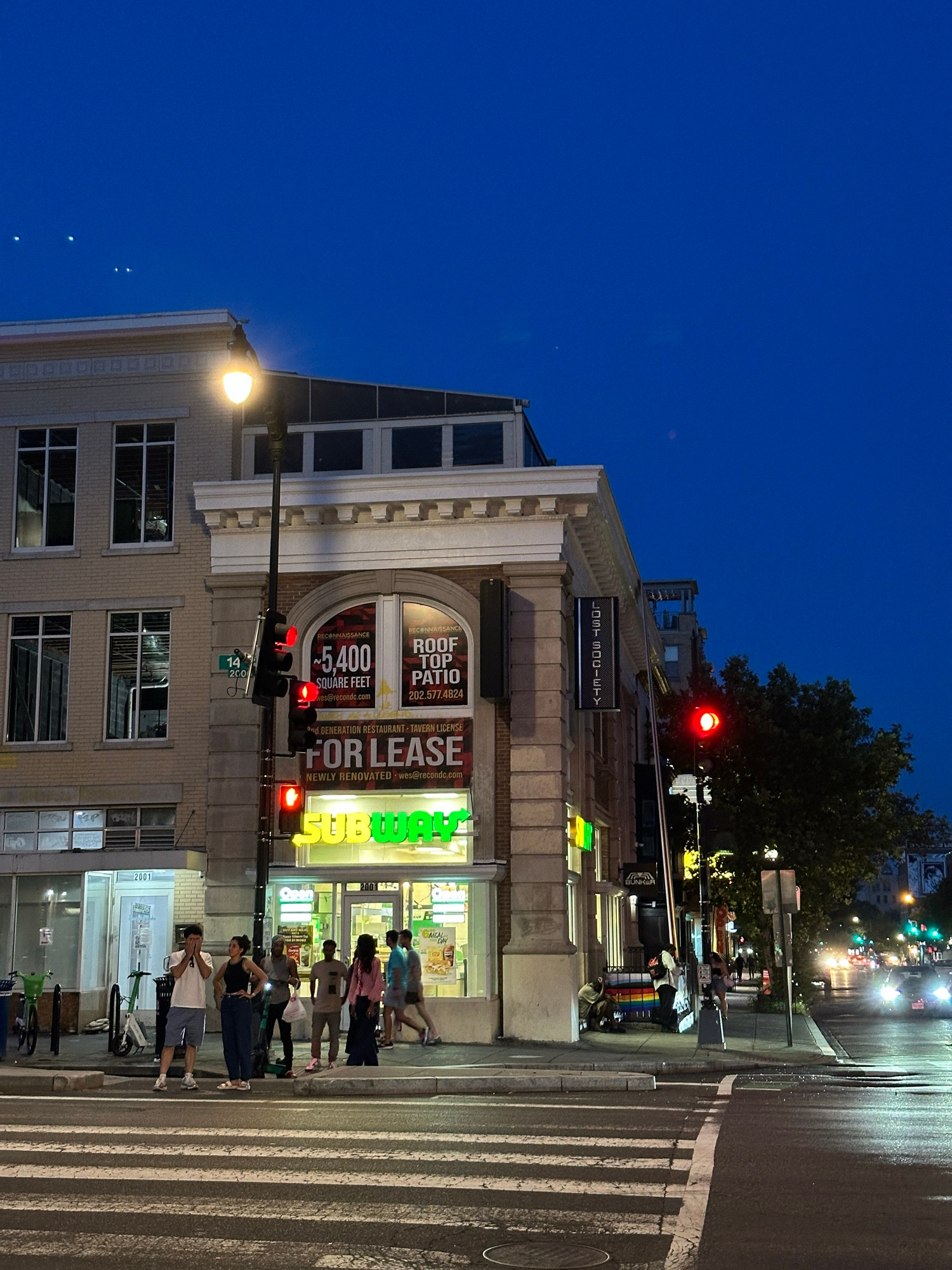 The exterior of a 14th and U St. subway that was in the news recently 
