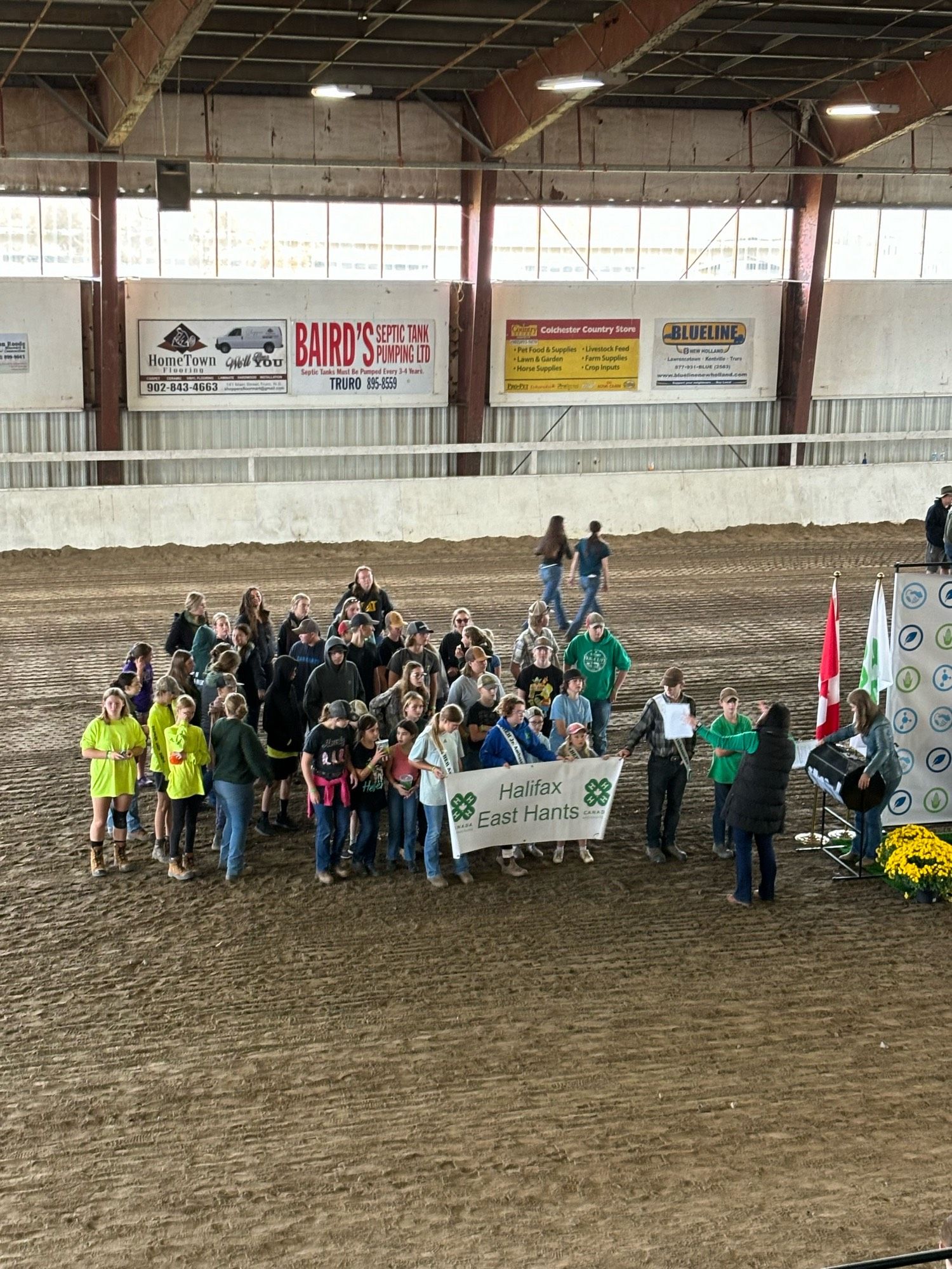 Halifax East Hants 4-H members coming into the ring