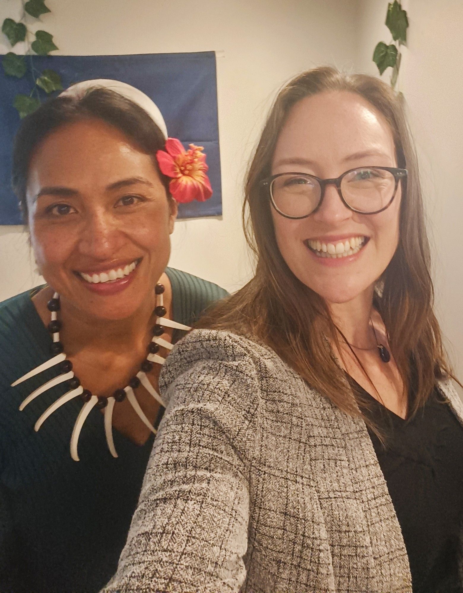 A selfie with new Victorian Greens MP for Northern Metropolitan, Anasina Gray-Barberio, and Greens MP for Southern Metropolitan, Katherine Copsey