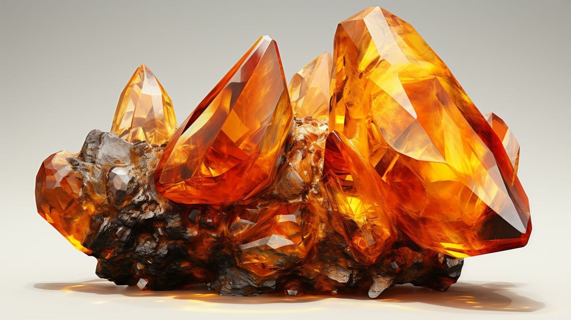 This is orange topaz which is November's birthstone. My birthday is in November so if you feel like getting me a piece of orange topaz this is what it looks like