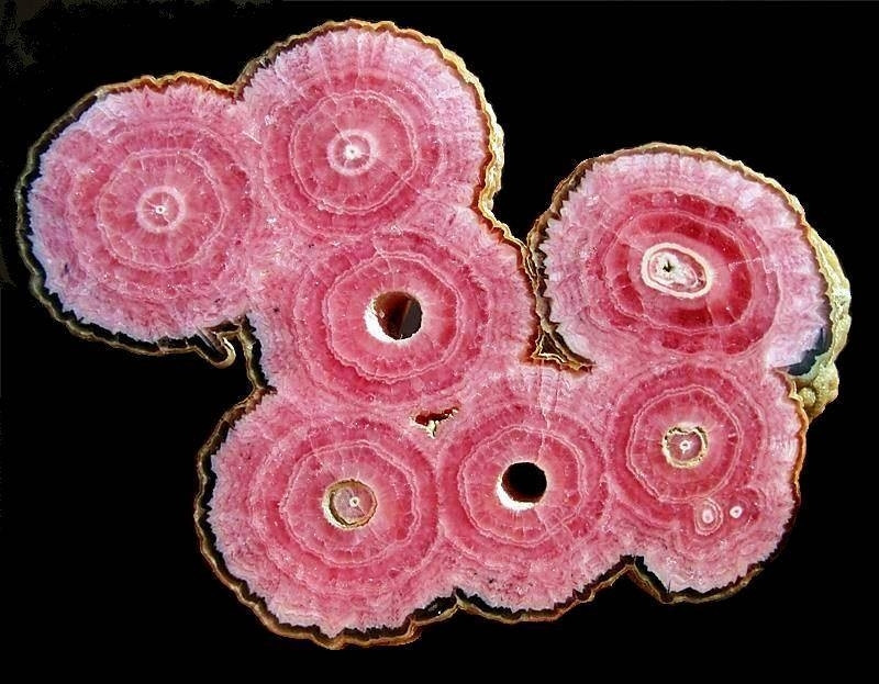 Beautiful circular meaty looking delicious rhodochrosite