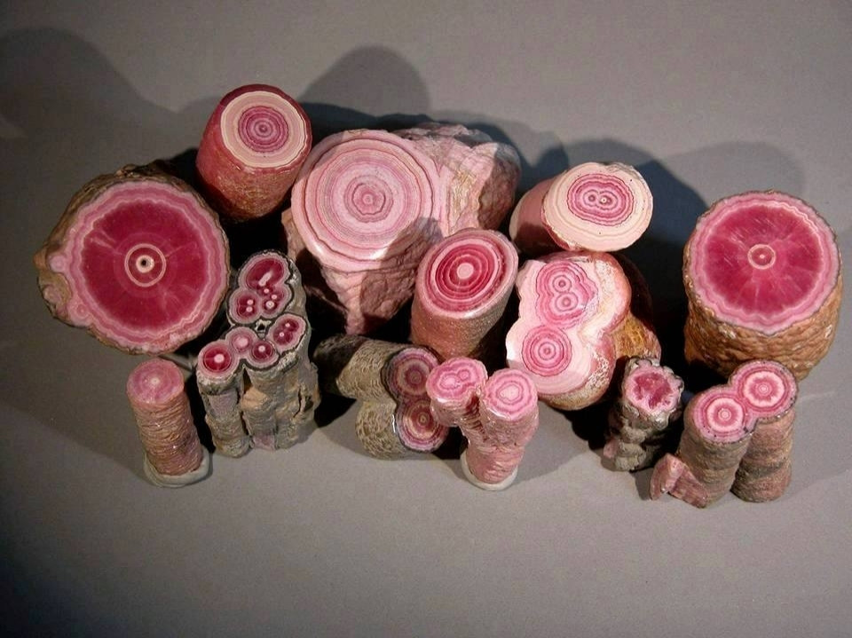 Rhodochrosite is what the song Big Rock Candy Mountain is all about.* Because it looks like pink candy.

*i doubt it