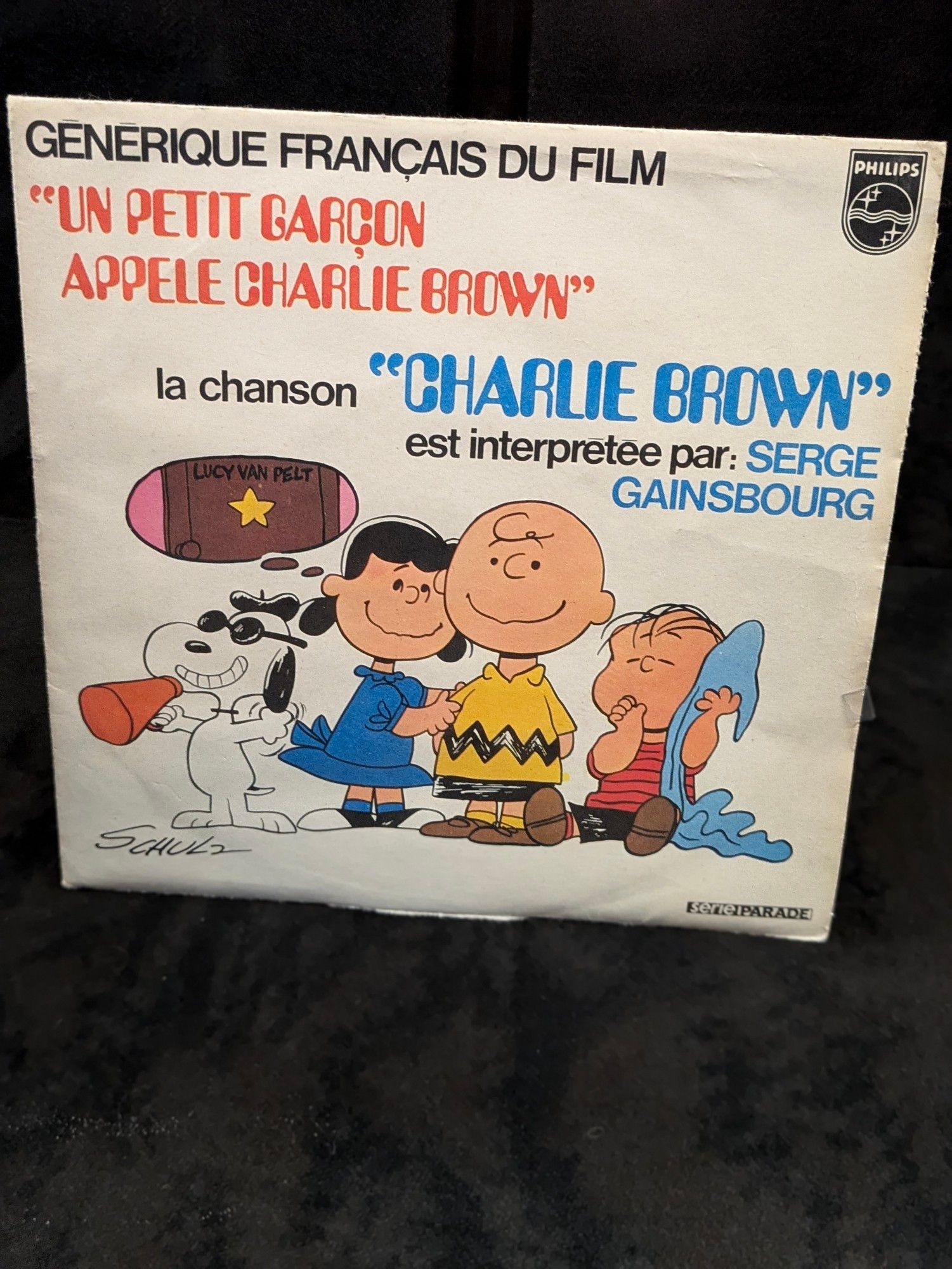 Serge Gainsbourg single of Music for a Boy called Charlie Brown.