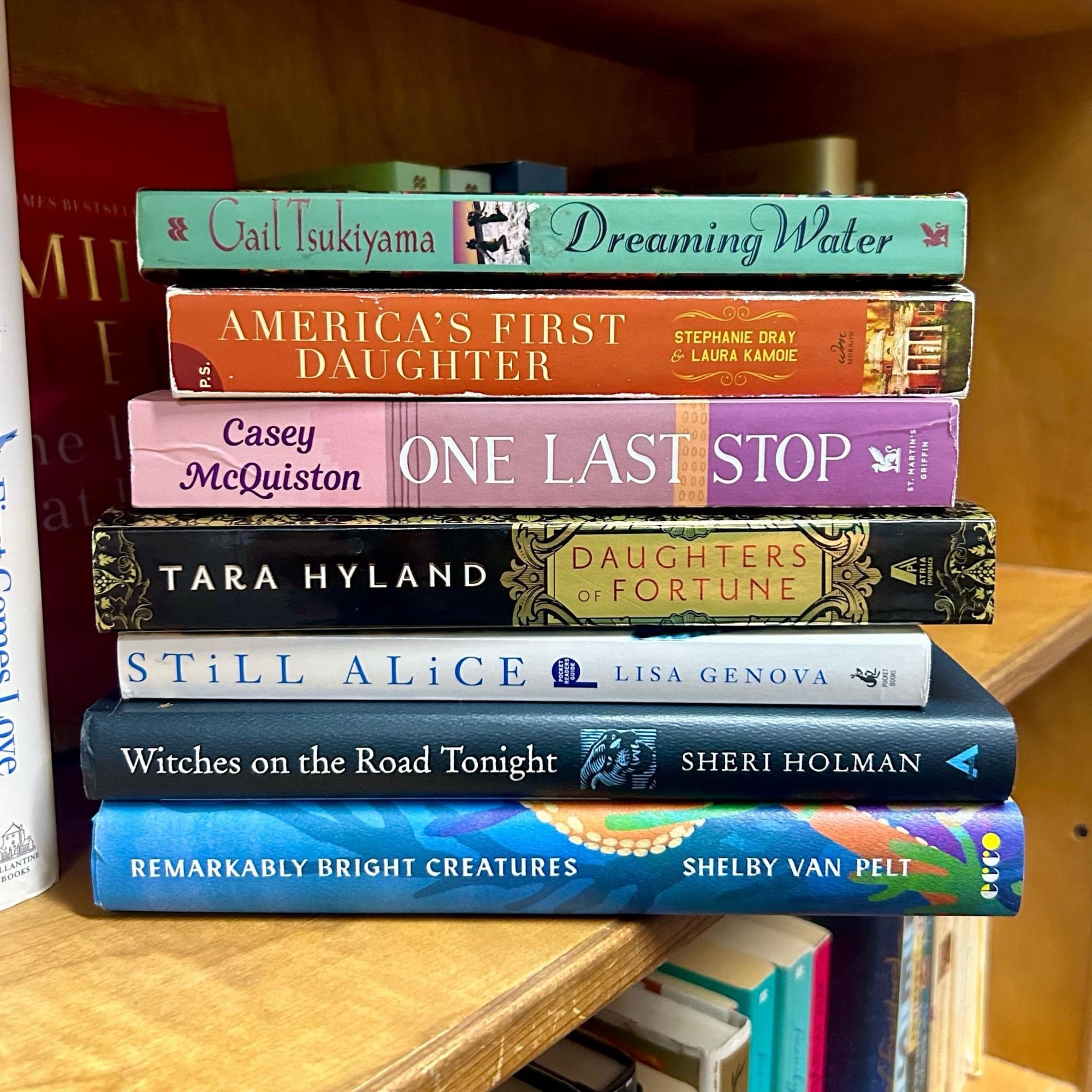 This stack of #usedbooks came from our section for used fiction!
#indiebookstore #shoplocal #tucson #bookworm #booklover #fiction #romancenovel #historicalfiction