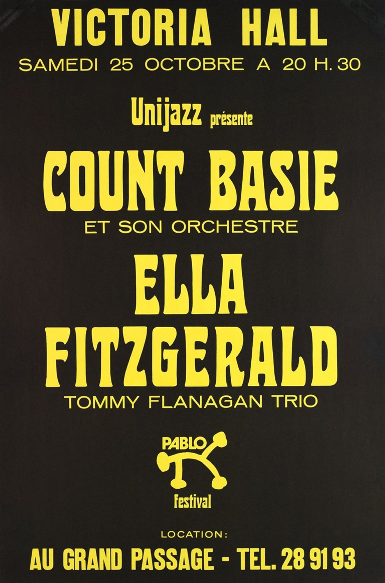 1975 - Ella Fitzgerald & Tommy Flanagan trio, Count Basie et son Orchestre - Victoria Hall - Genève