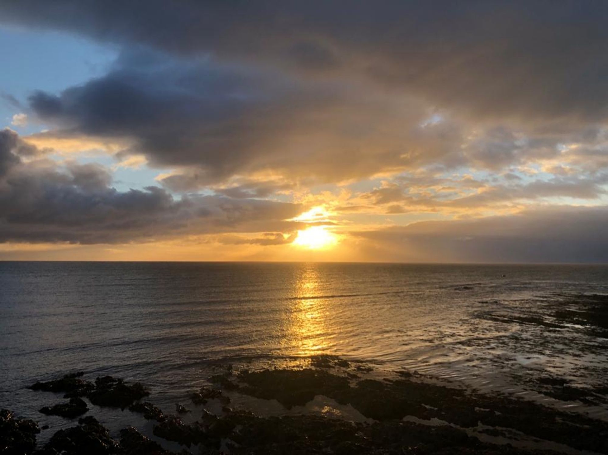 Sunset in Aberystwyth, Wales