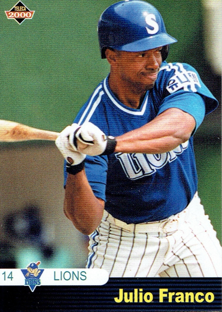 2000 Teleca card of Julio Franco