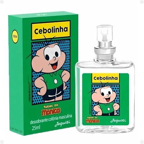 🛒 Colônia desodorante masculino teen Cebolinha Turma da Mônica 25ml em spray Jequiti