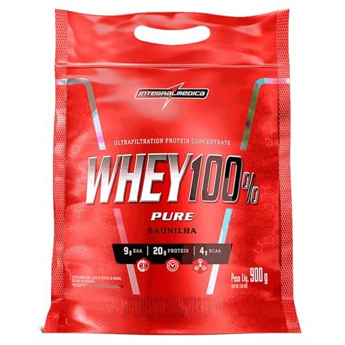 🛒 Integralmedica Whey 100% Pure 900G - Baunilha