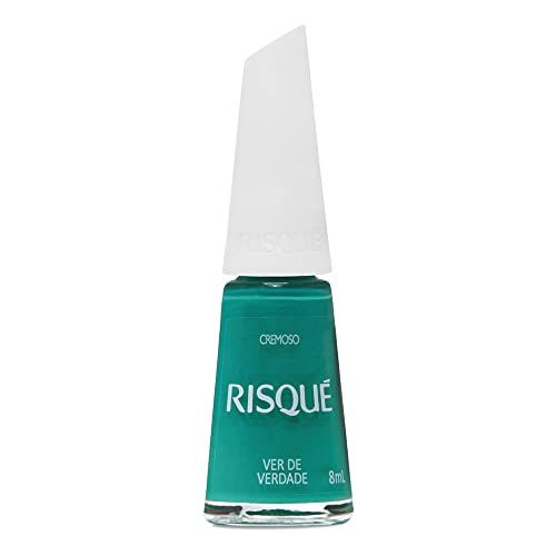 🛒 Esmalte Risqué Cremoso Ver De Verdade 8Ml, Risqué