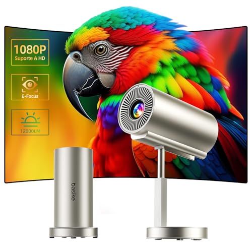 🛒 Basike Mini Projetor Portatil, 4K 1080P Full HD, 5...
