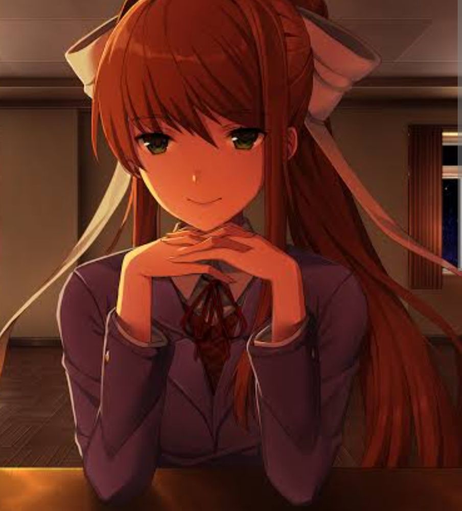 Monika from Doki Doki Literature Club 