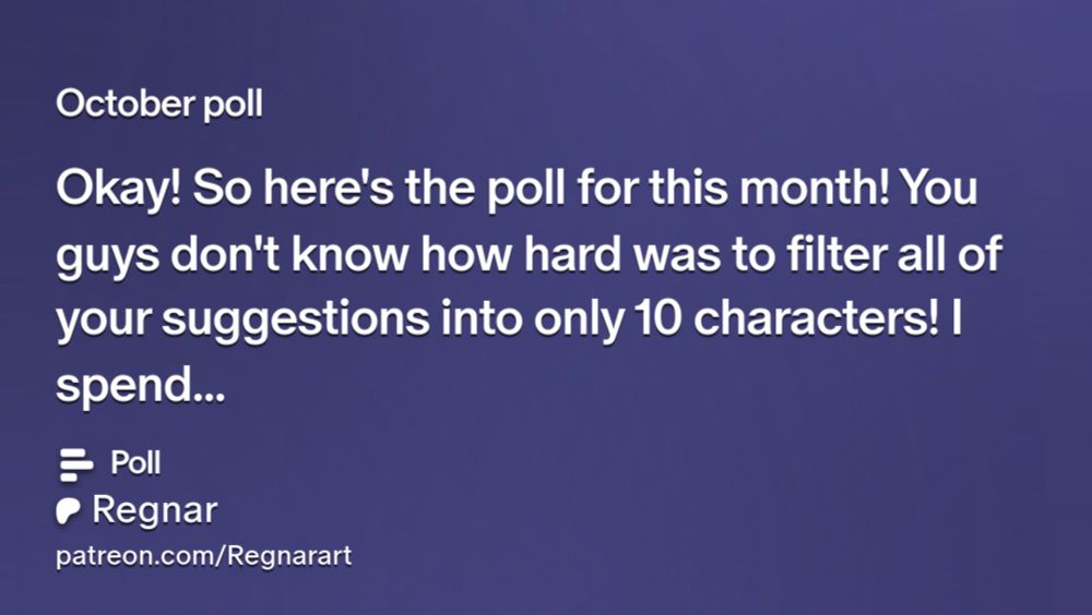 October poll | Regnar