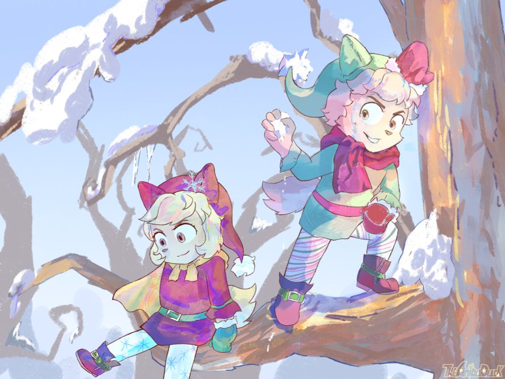 Elves Chick and Hack