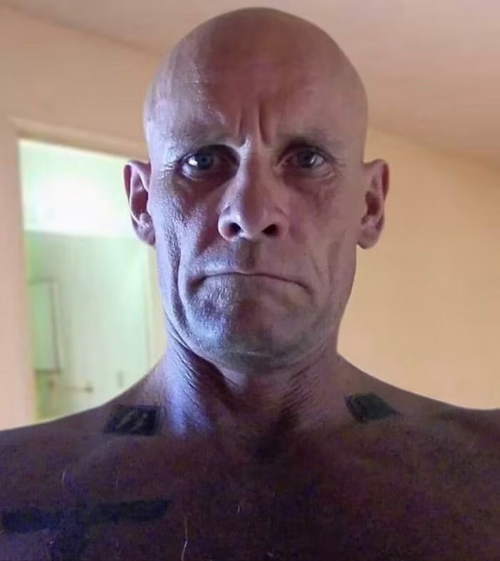 Dmitri Utkin, head of Wagner group sporting 3 Nazi tattoos