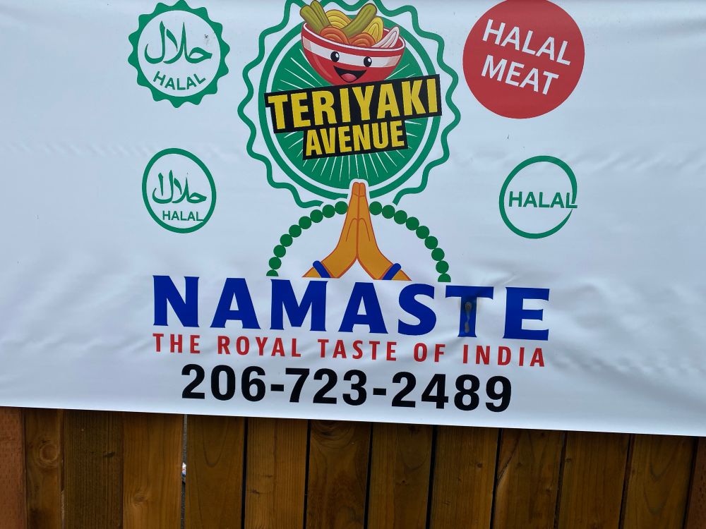 Picture of a sign for “Teriyaki Avenue”