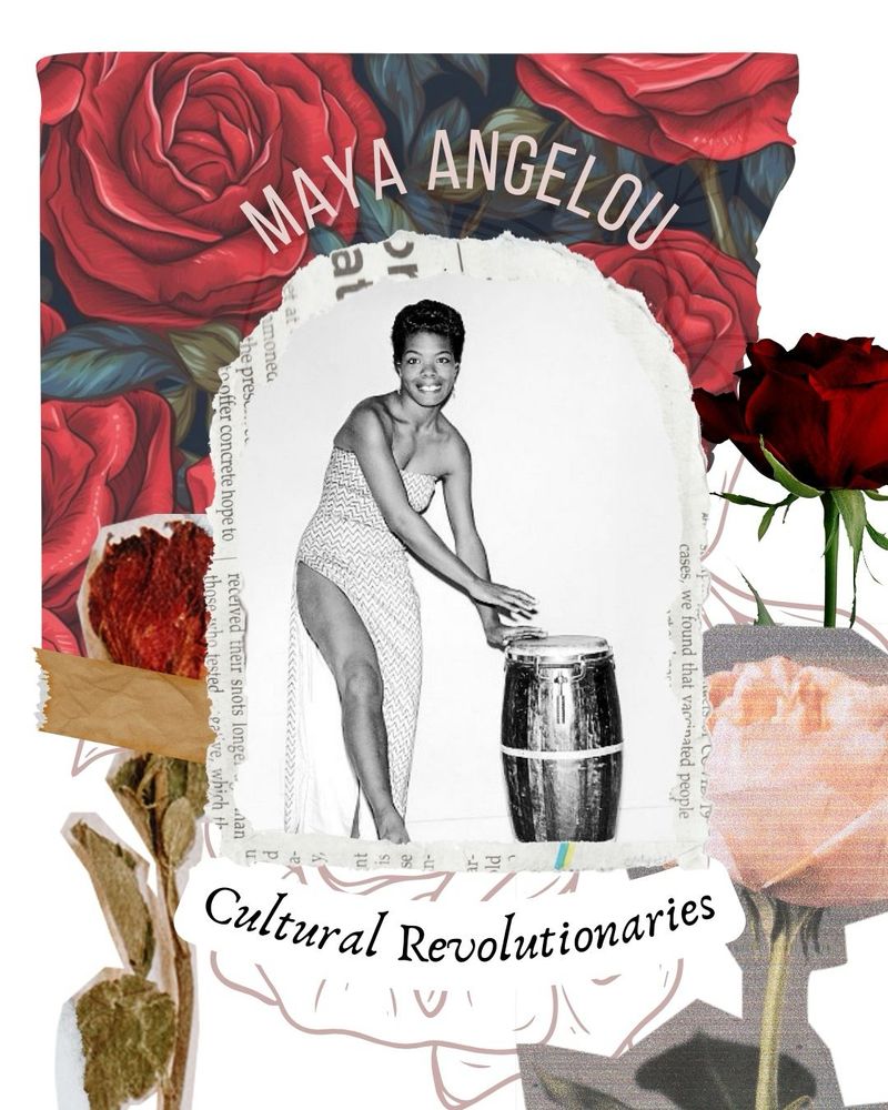 Maya Angelou Cultural Revolutionaries. Scrapbook style