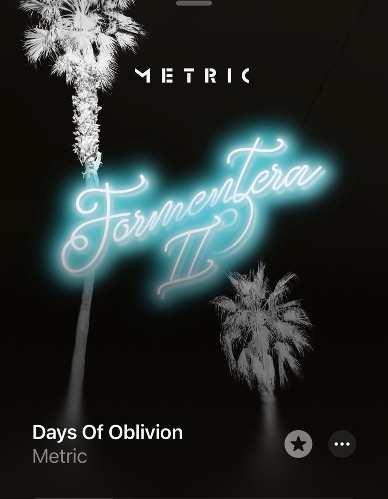 Metric, Formentera II, 2021