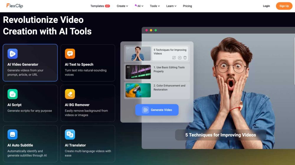 FlexClip 6.0: Transforming Video Creation with AI Tools