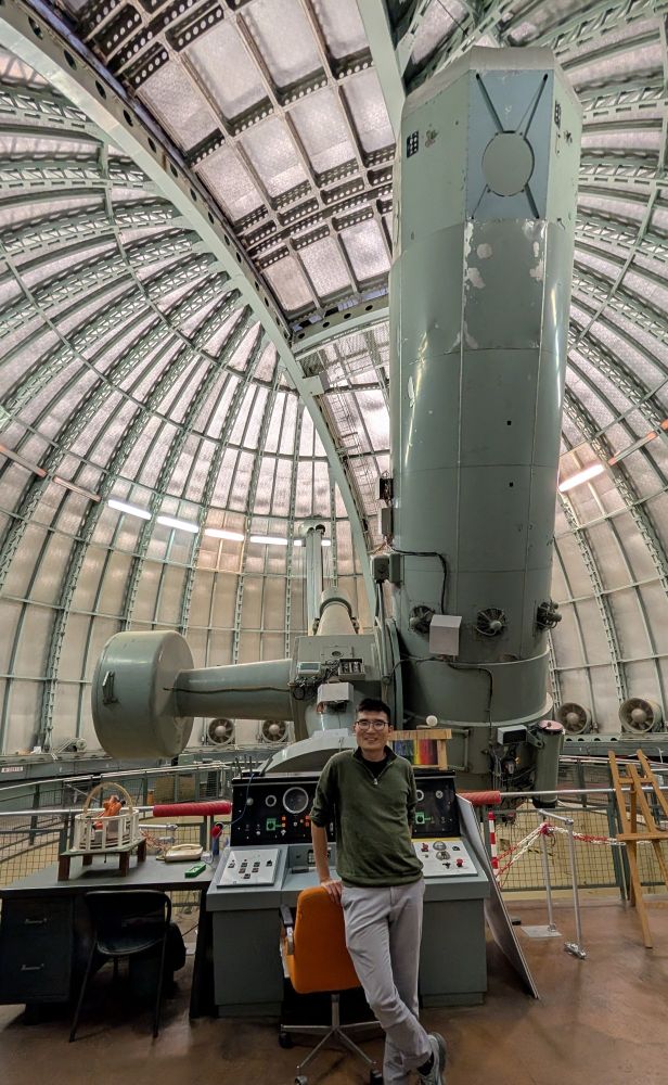 Me in front of the telescope